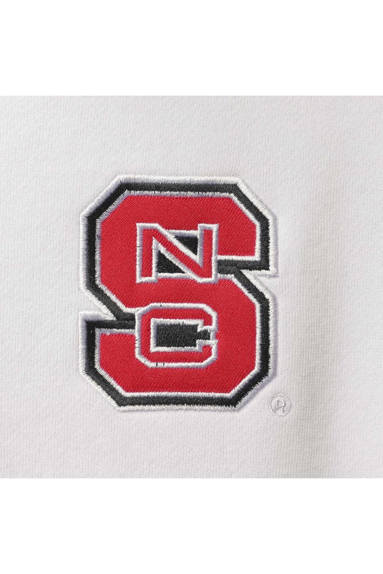 Men's Colosseum White NC State Wolfpack Tortugas Logo Quarter-Zip Jacket, Alternate, color, White