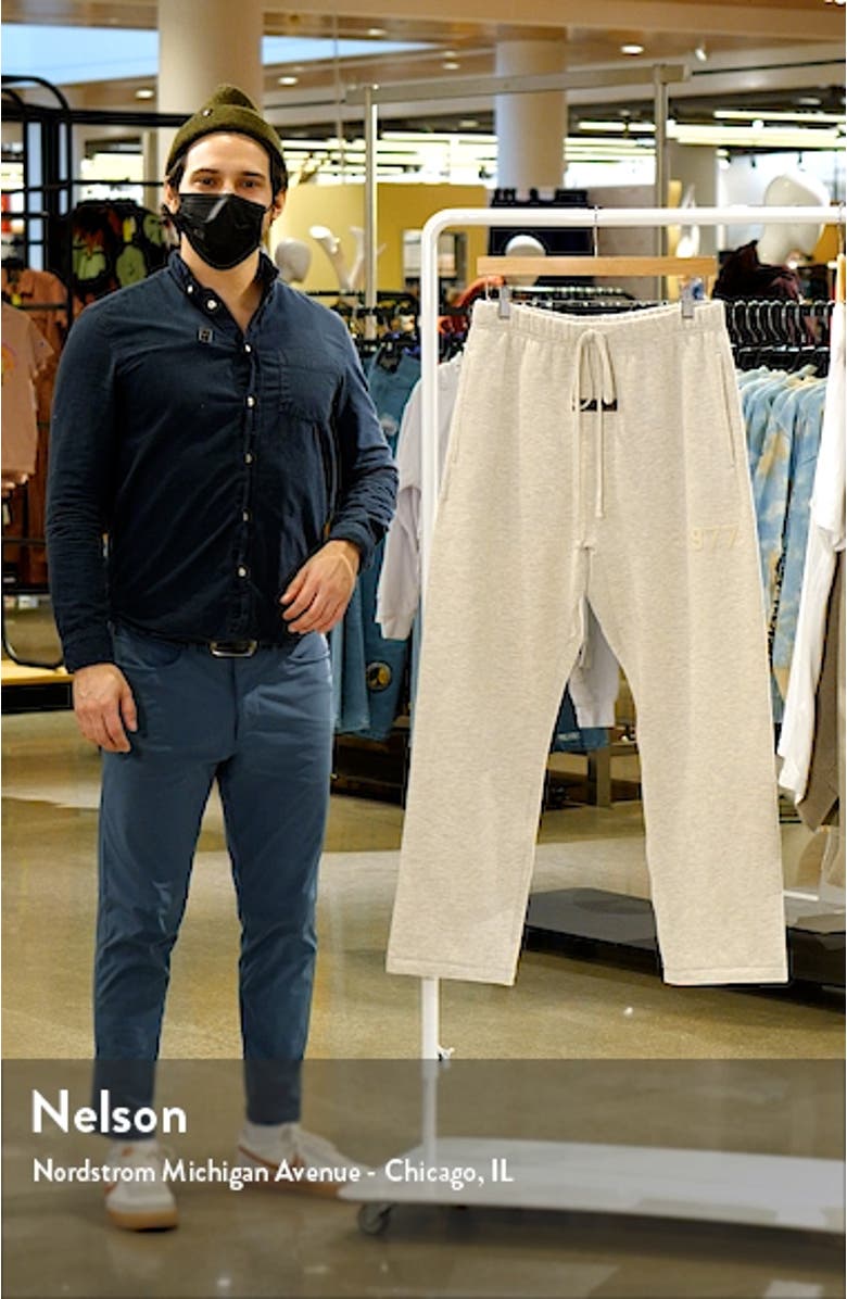 Relaxed Cotton Blend Sweatpants, sales video thumbnail