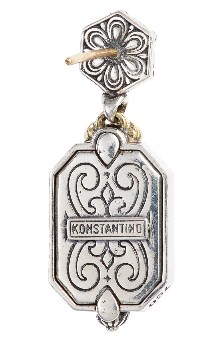Konstantino Calypso Shield Drop Earrings, Alternate, color, 