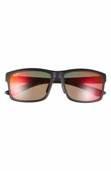 Maui Jim 58mm Polarized Square Sunglasses