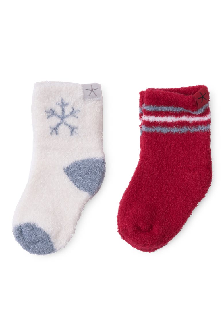 CozyChic Lite® 2-Pack Sock Set, Main, color, CREAM MULTI