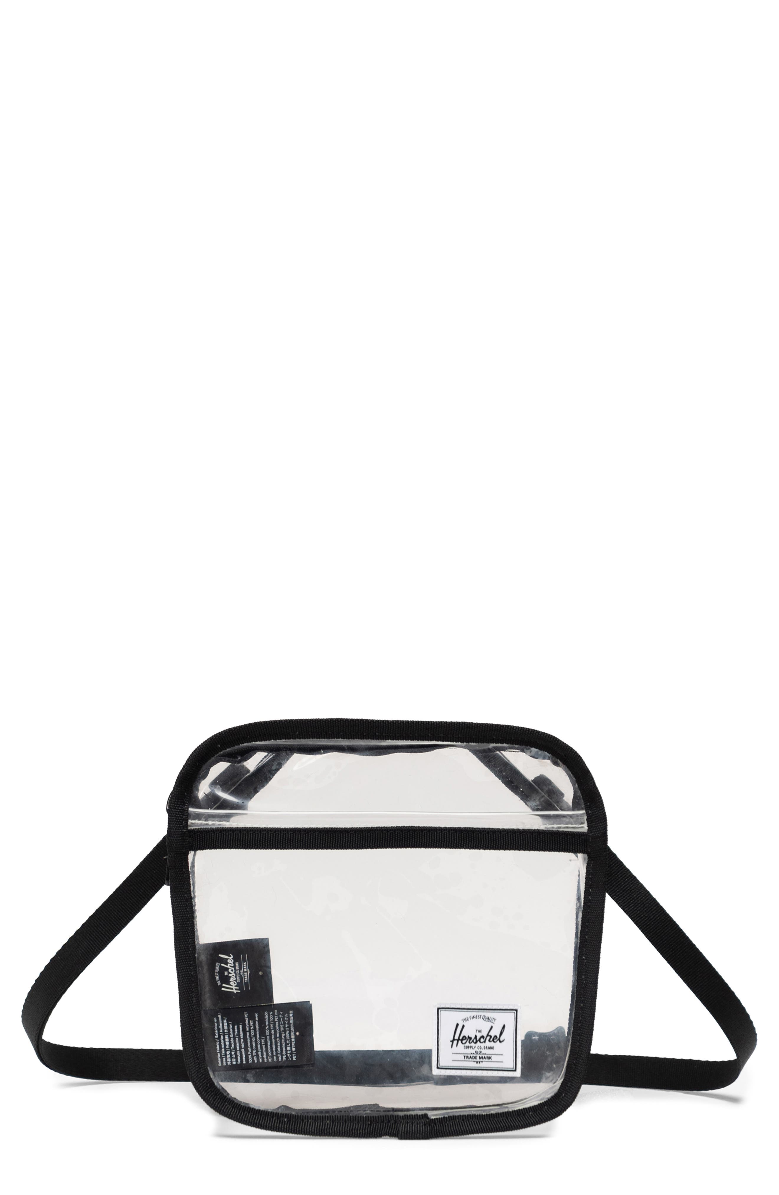 Herschel Supply Co. Classic Clear Crossbody Bag, Main, color, Black