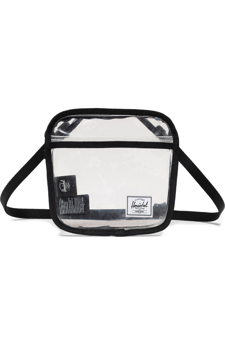 Herschel Supply Co. Classic Clear Crossbody Bag, Main, color, Black