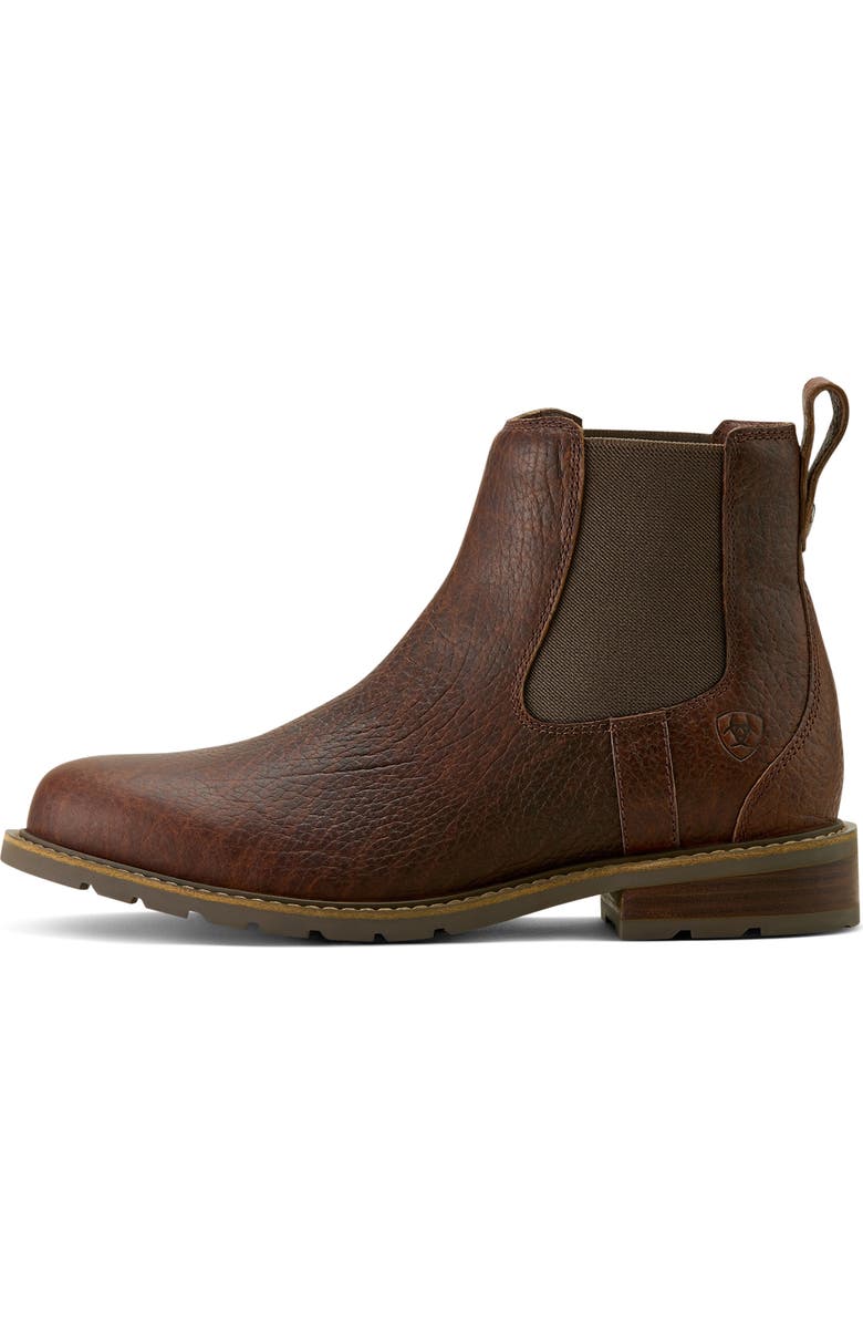 Ariat Wexford Waterproof Chelsea Boot, Alternate, color, Brown