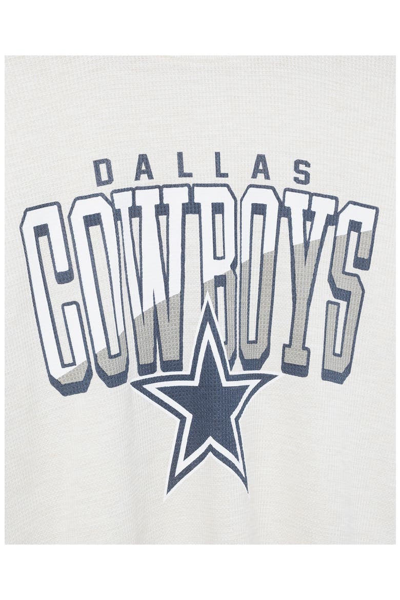 Dallas Cowboys Graphic Thermal Crop T-shirt, Alternate, color, OATMEAL