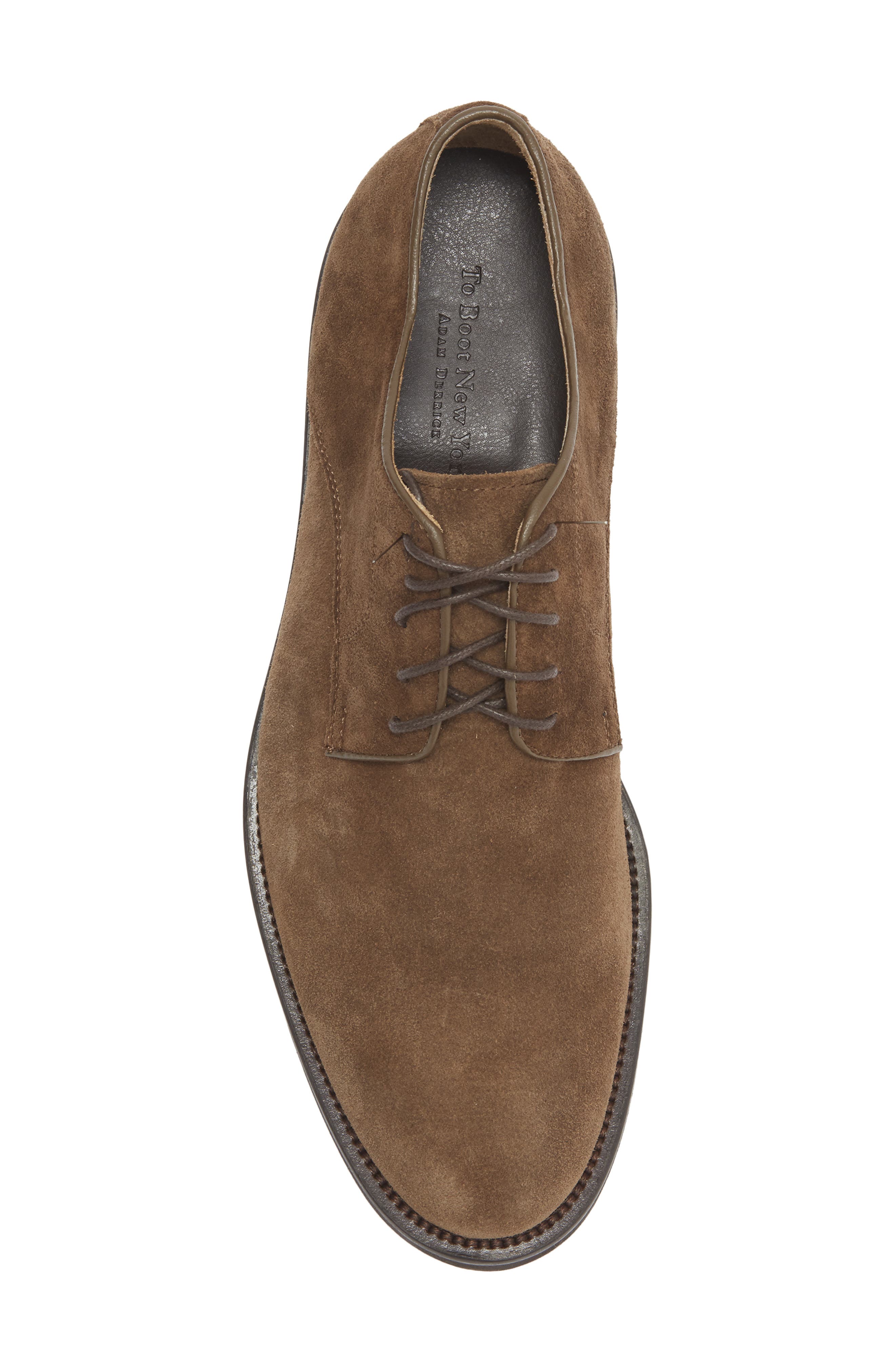 TO BOOT NEW YORK Summit Derby, Alternate, color, Suede Tabacco