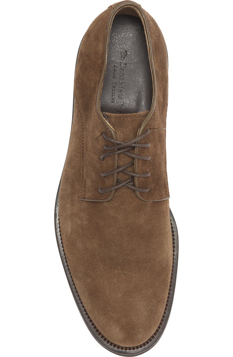 TO BOOT NEW YORK Summit Derby, Alternate, color, Suede Tabacco
