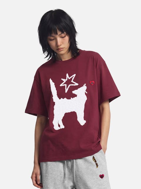 Fuzzy Cat Star Tee