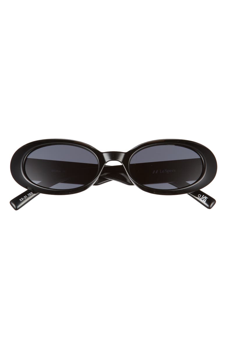Le Specs Work It 53mm Oval Sunglasses, Main, color, 