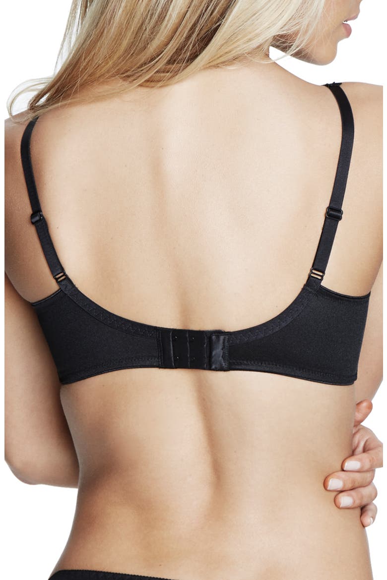 Mystique Minimizer Underwire Bra, Alternate, color, BLACK
