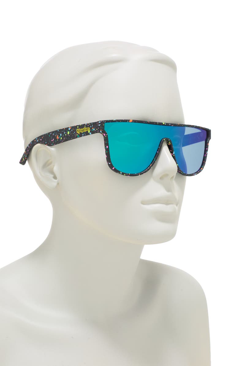 TIPSY ELVES Enter the Matrix Polarized Shield Sunglasses, Alternate, color, 