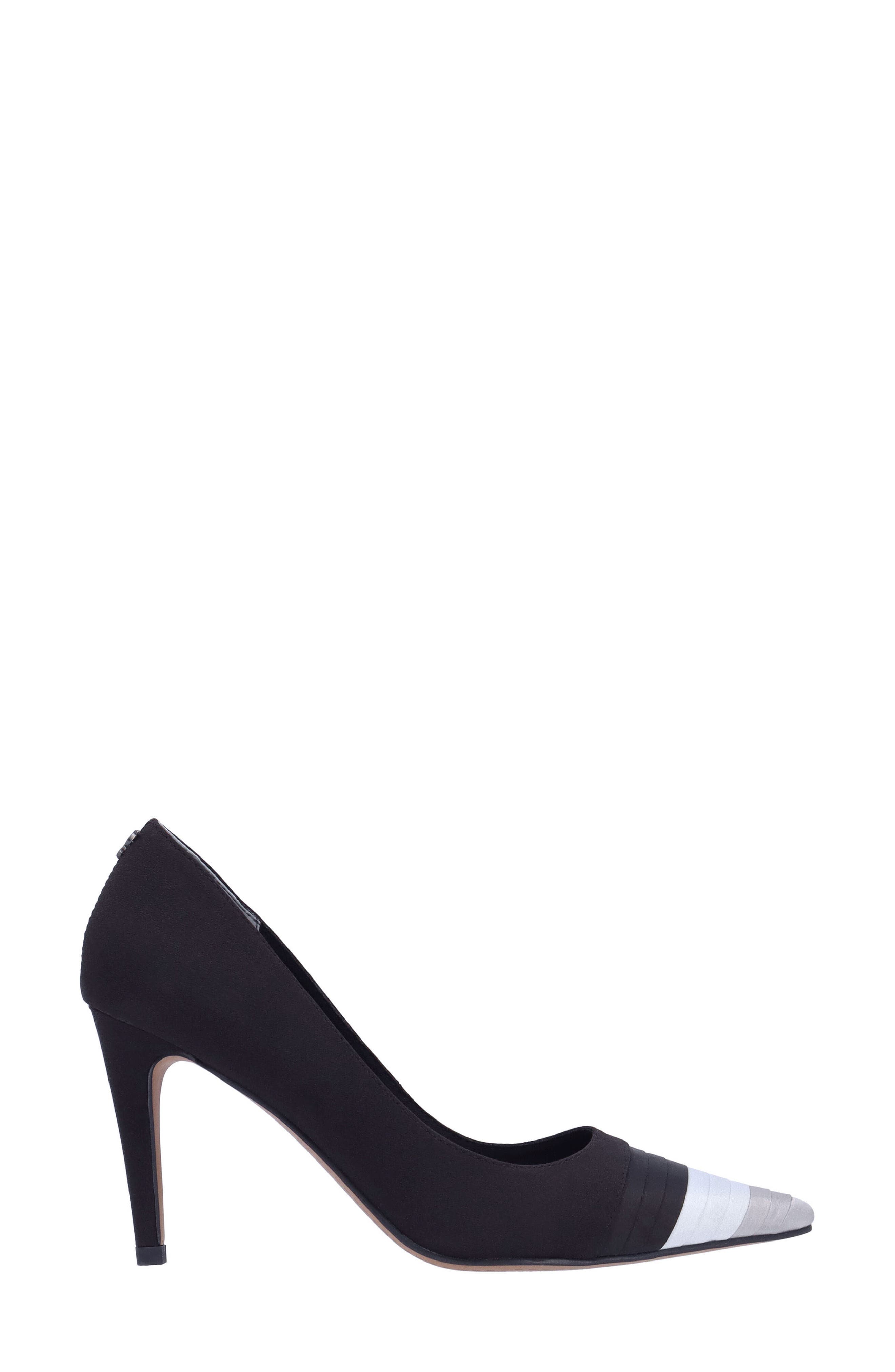 J. Reneé Garbina Pointed Toe Pump, Alternate, color, Black