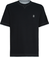 Brunello Cucinelli T-shirt with faux-layering