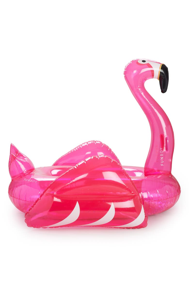 FUNBOY Glitter Flamingo Pool Float, Alternate, color, 