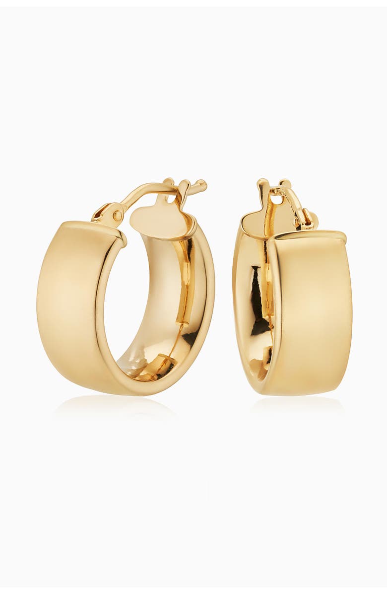 Oradina 14K Yellow Gold The One Large Hoops, Main, color, Yellow Gold