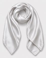 SILKSILKY Pure Silk Classic Elegant Square Scarf