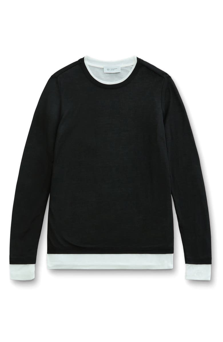 AG Eleni Crewneck Knit Top, Alternate, color, 