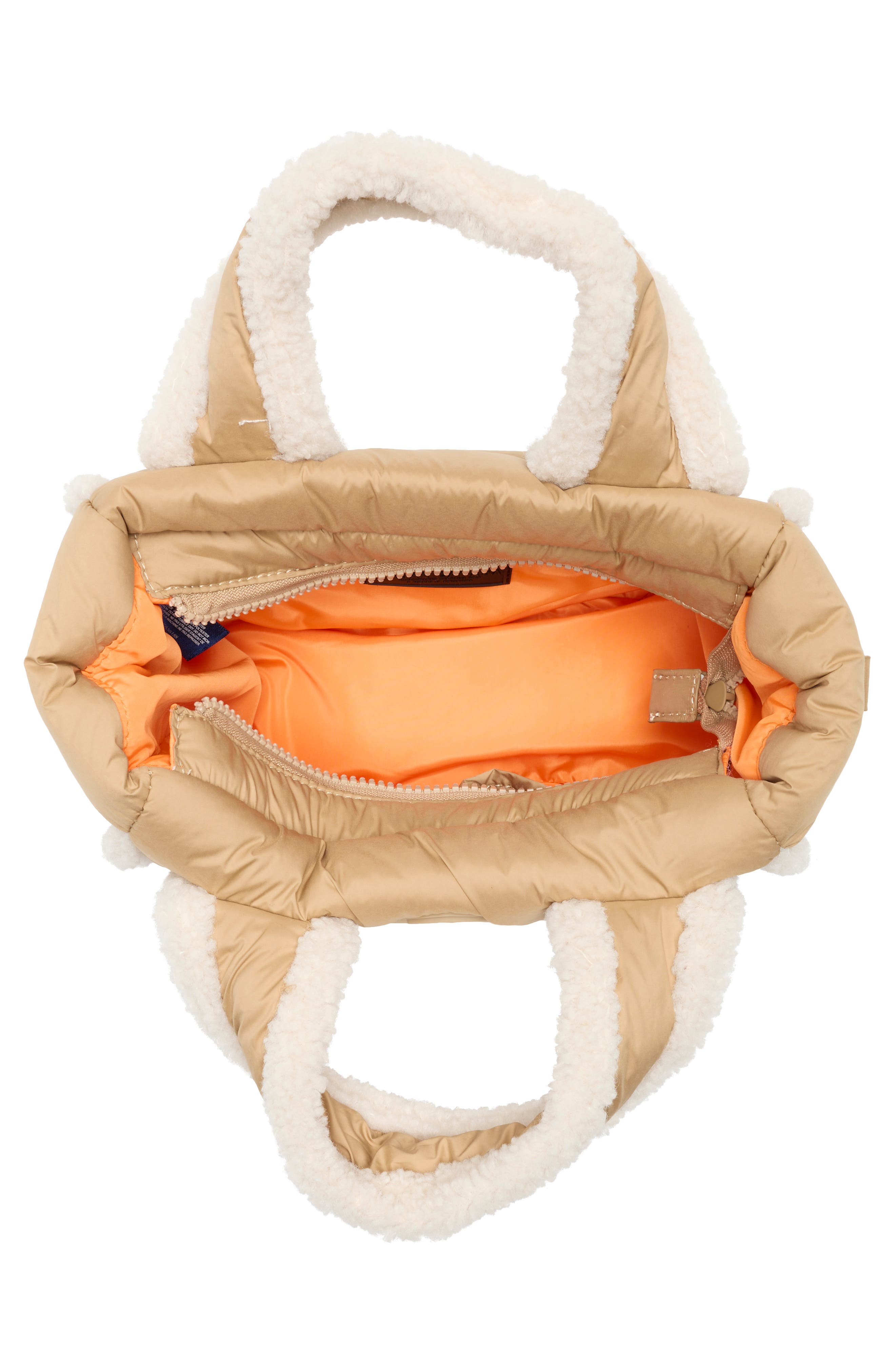 Pajar Valentina Mini Tote Bag, Alternate, color, Champagne