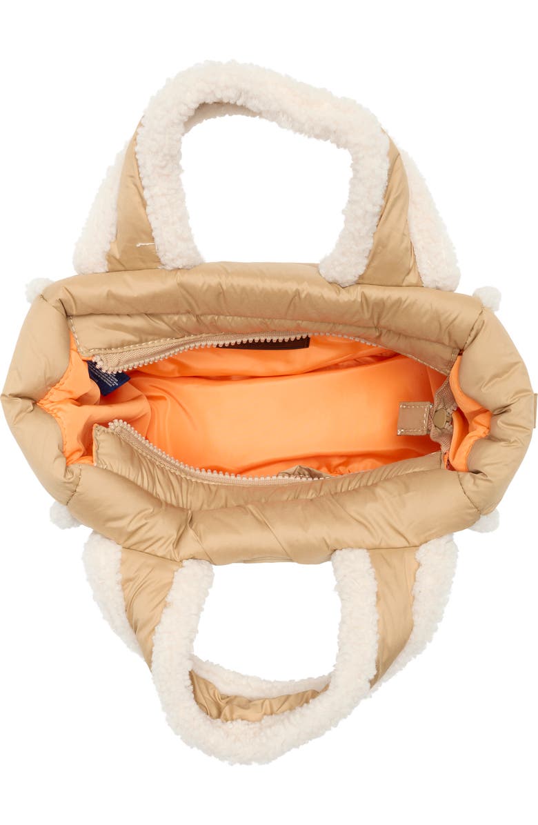 Pajar Valentina Mini Tote Bag, Alternate, color, Champagne