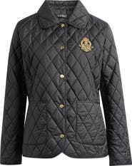 Lauren Ralph Lauren Crest Detail Quilted Jacket