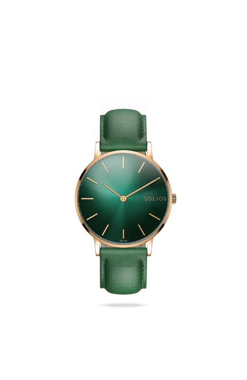 Solios Watches The Rainforest Classic | Green Dial