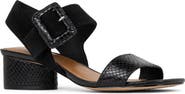 Donald Pliner Oversize Buckle Slingback Sandal