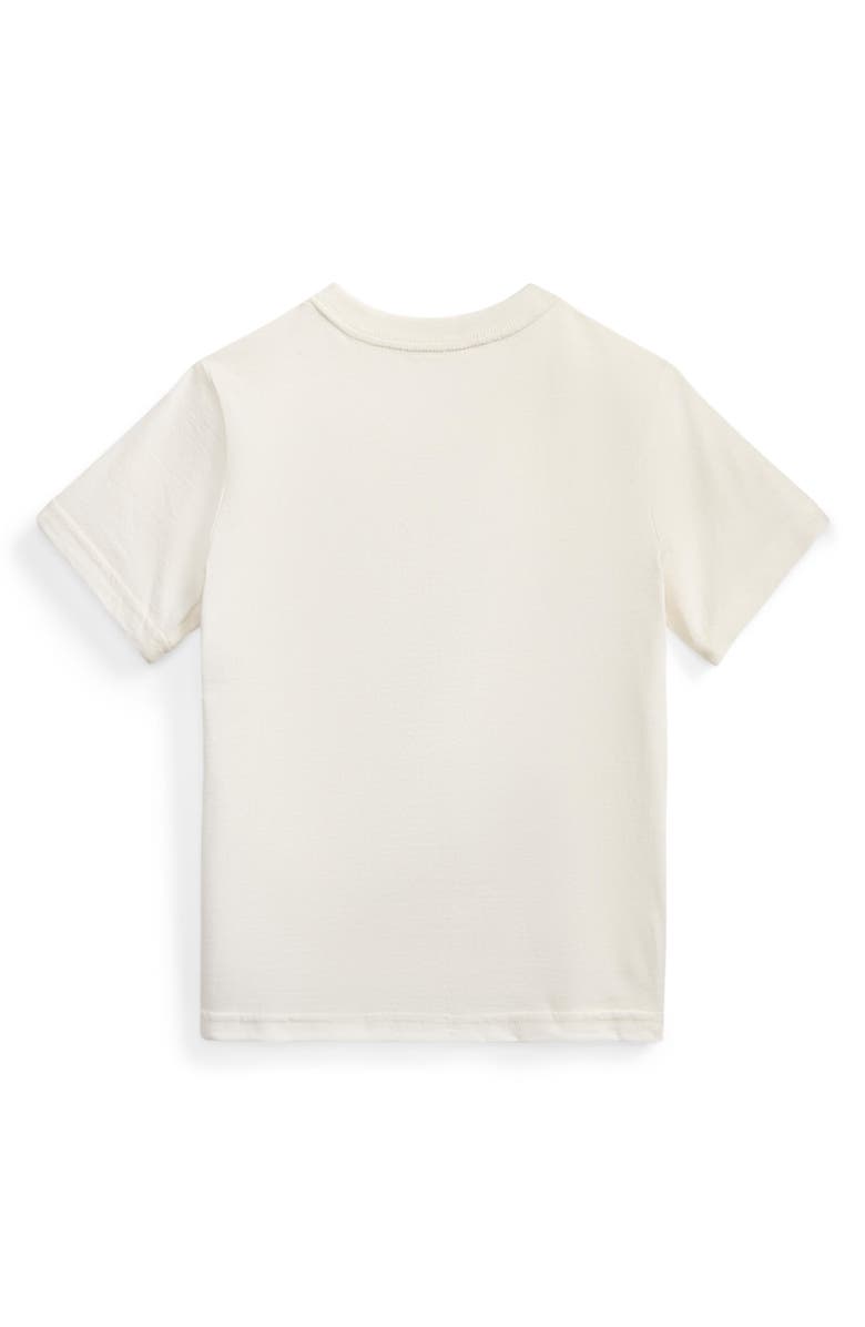 Polo Ralph Lauren Kids' Polo Bear Cotton Graphic T-Shirt, Alternate, color, Deck Wash White
