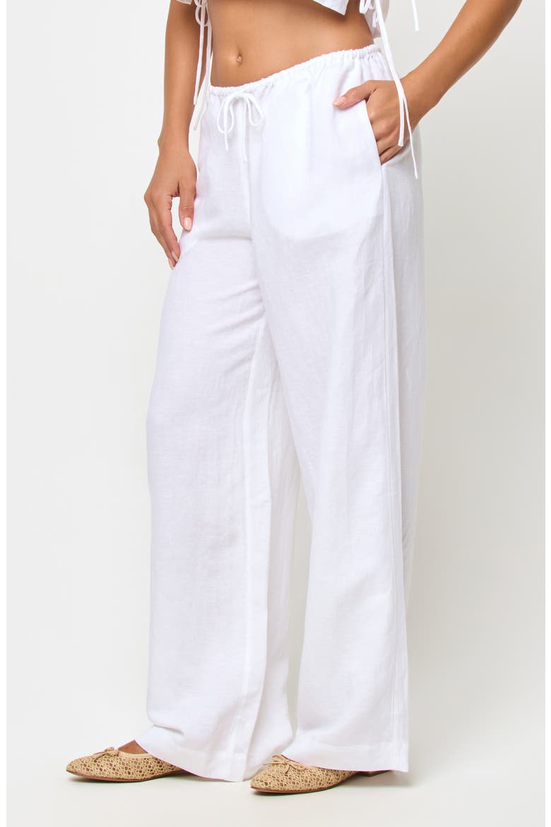 Nina Cover-Up Pants, Alternate, color, WHITE