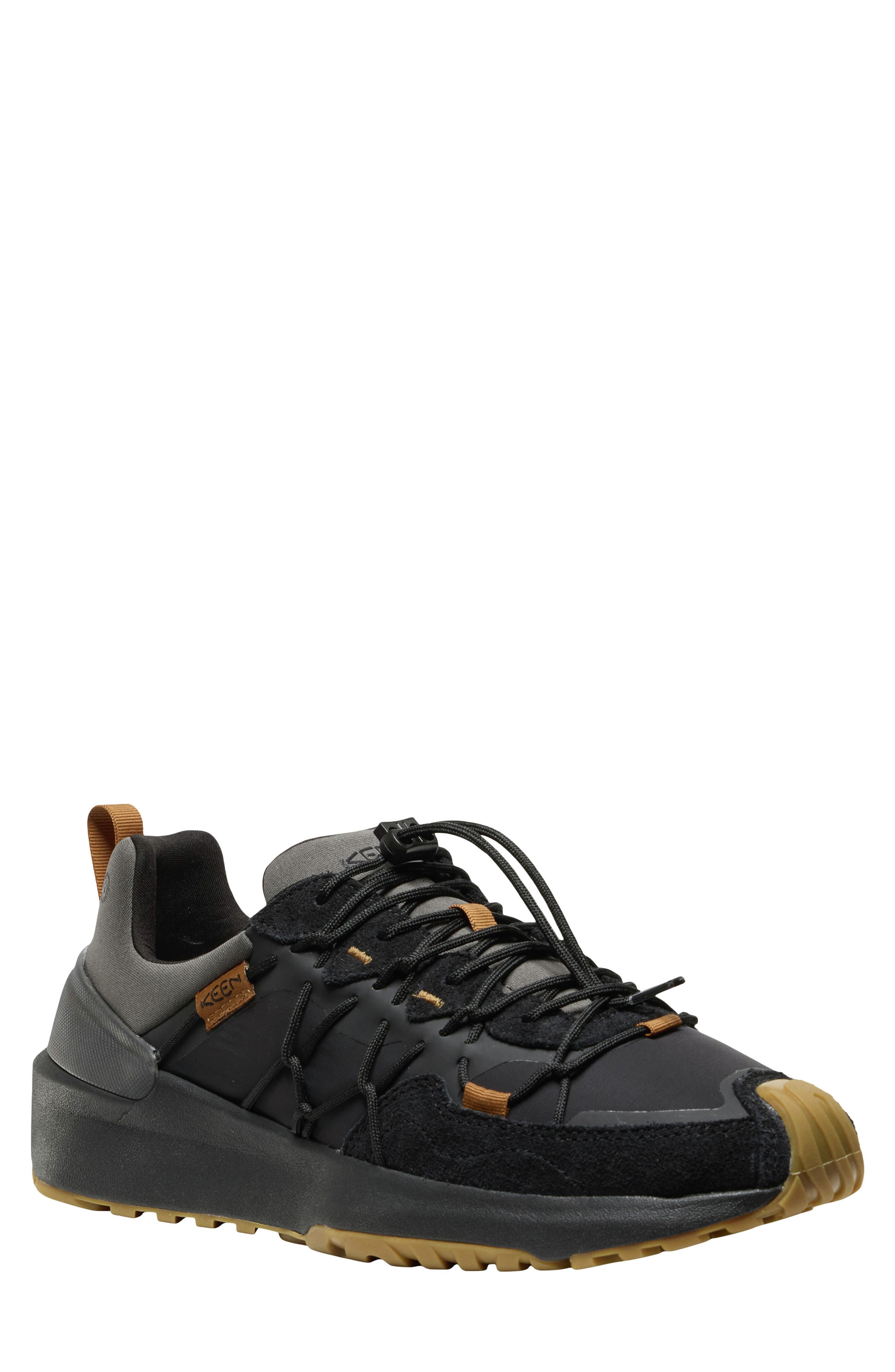 Uneek Trekker Sandal, Main, color, BLACK/ KEEN MAPLE