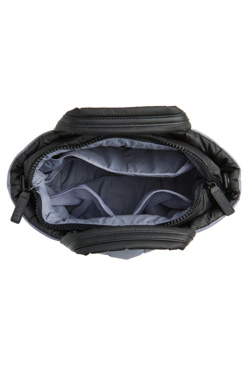 Veecollective Small Porter Water Repellent Quilted Tote In Gray