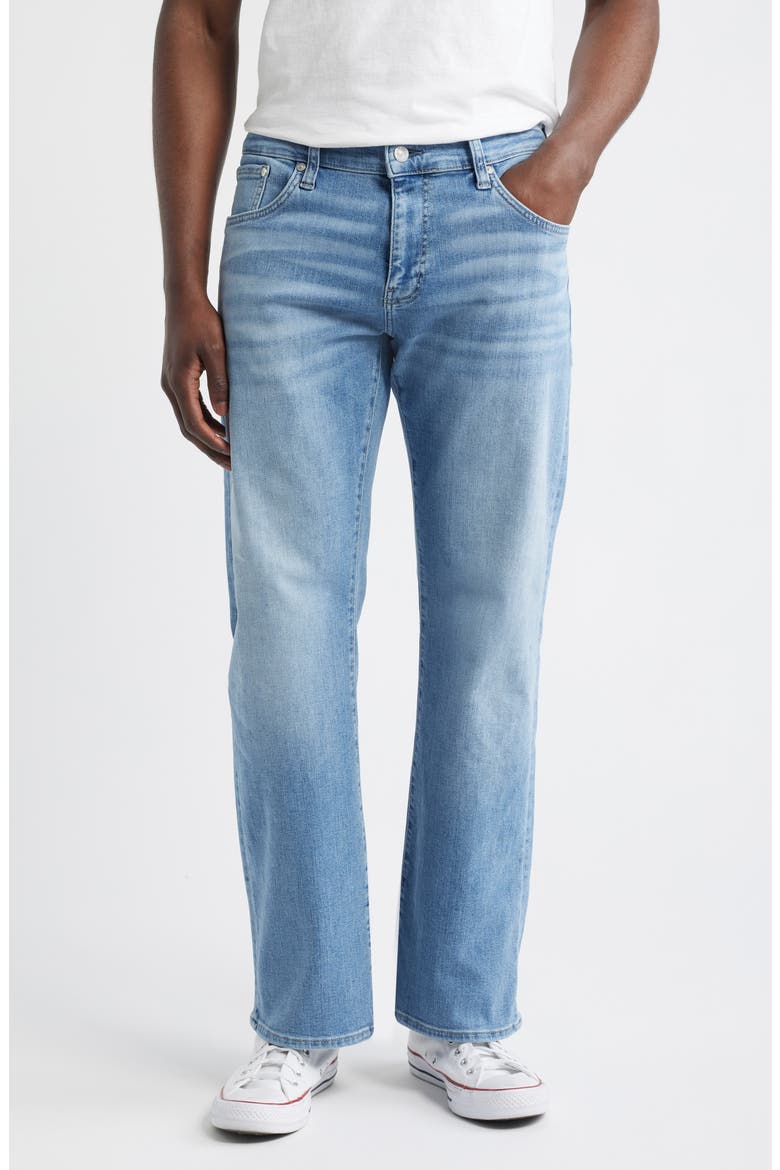 Josh Bootcut Jeans, Main, color, MID BRUSHED CLASSIC