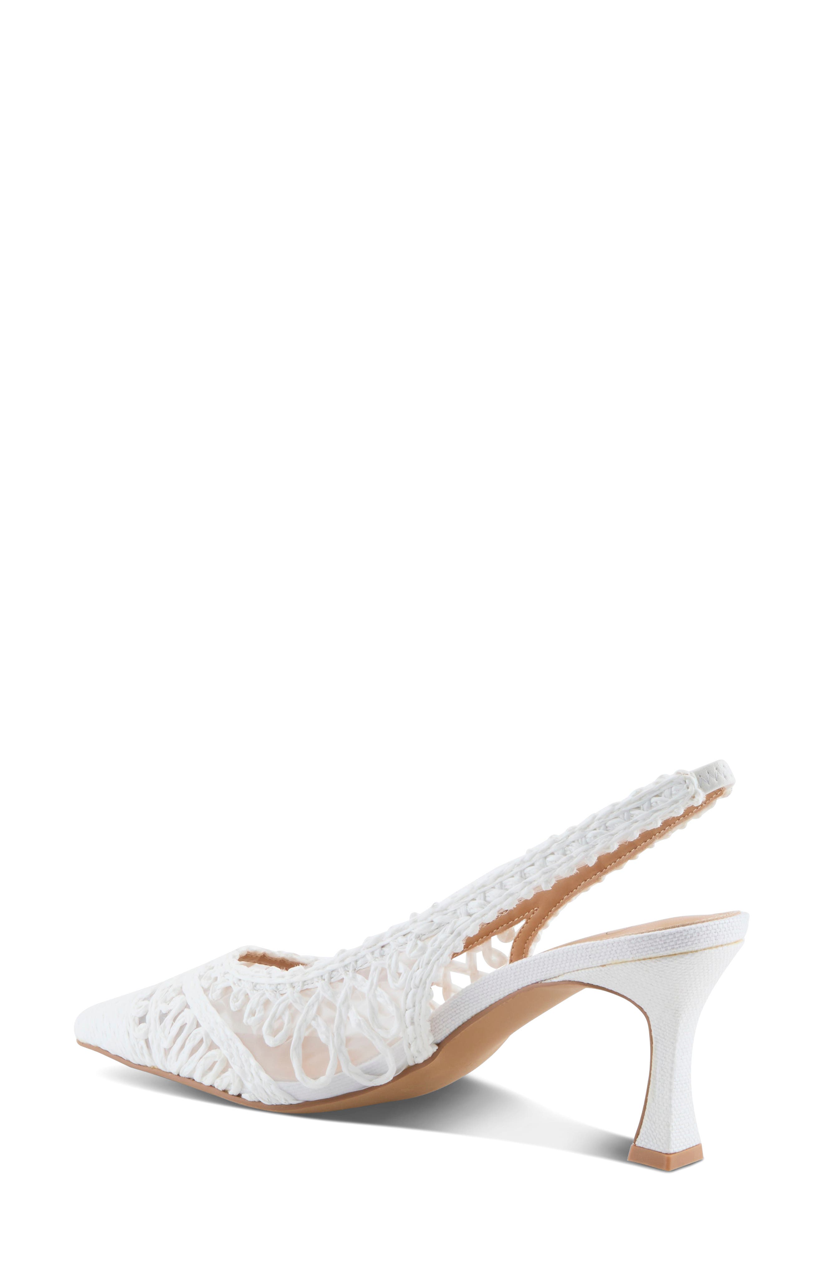 Occitania Slingback Pointed Cap Toe Pump - image 4