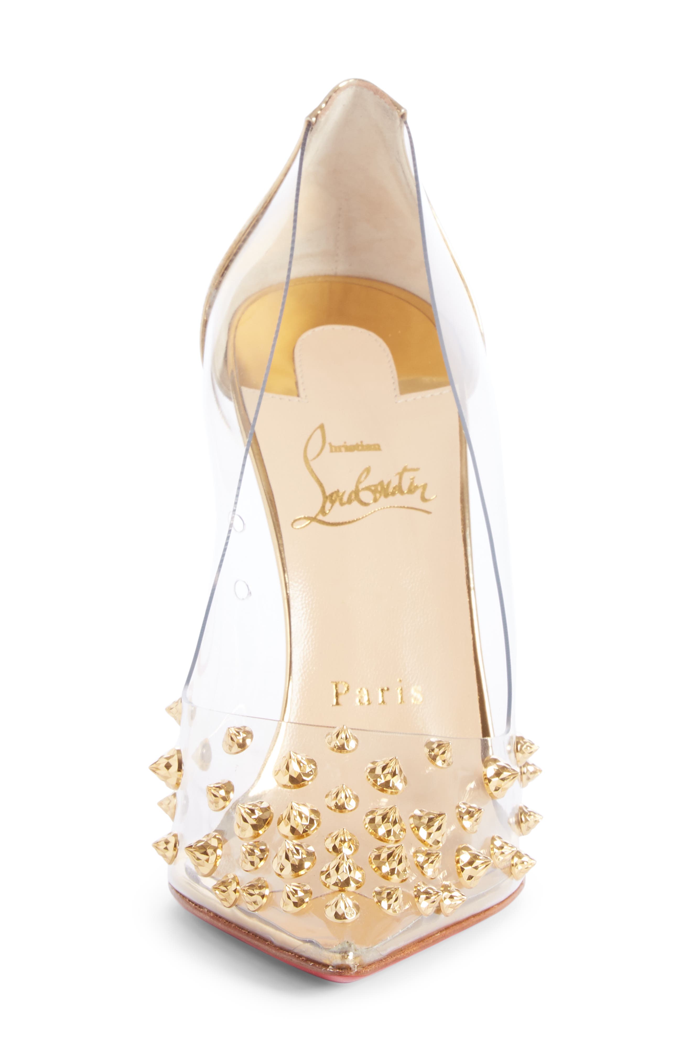 Collaclou Spike Pump, Alternate, color, GOLD