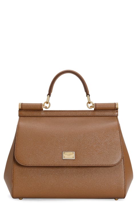 Sicily Leather Top Handle Bag