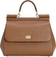 Dolce&Gabbana Sicily Leather Top Handle Bag