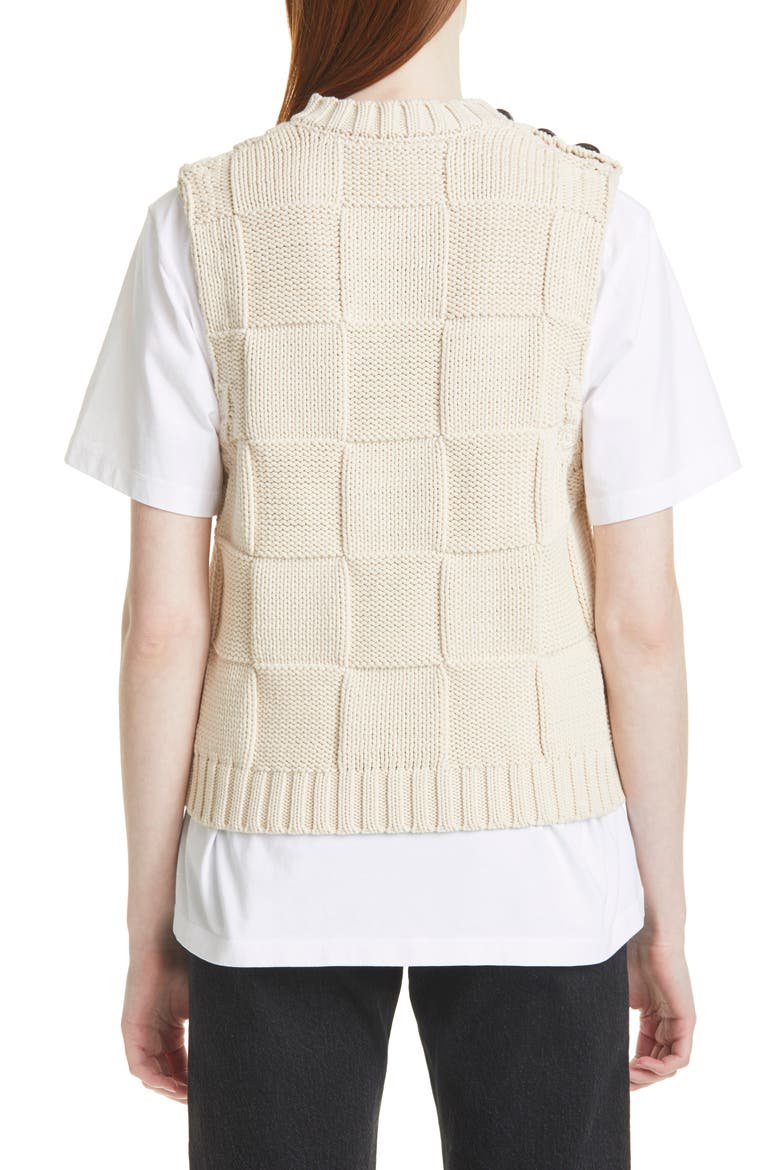 Intarsia Sweater Vest, Alternate, color, BRAZILIAN SAND
