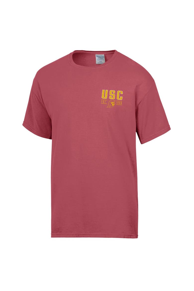 Men's ComfortWash  Cardinal USC Trojans Big Name T-Shirt, Alternate, color, Cardinal