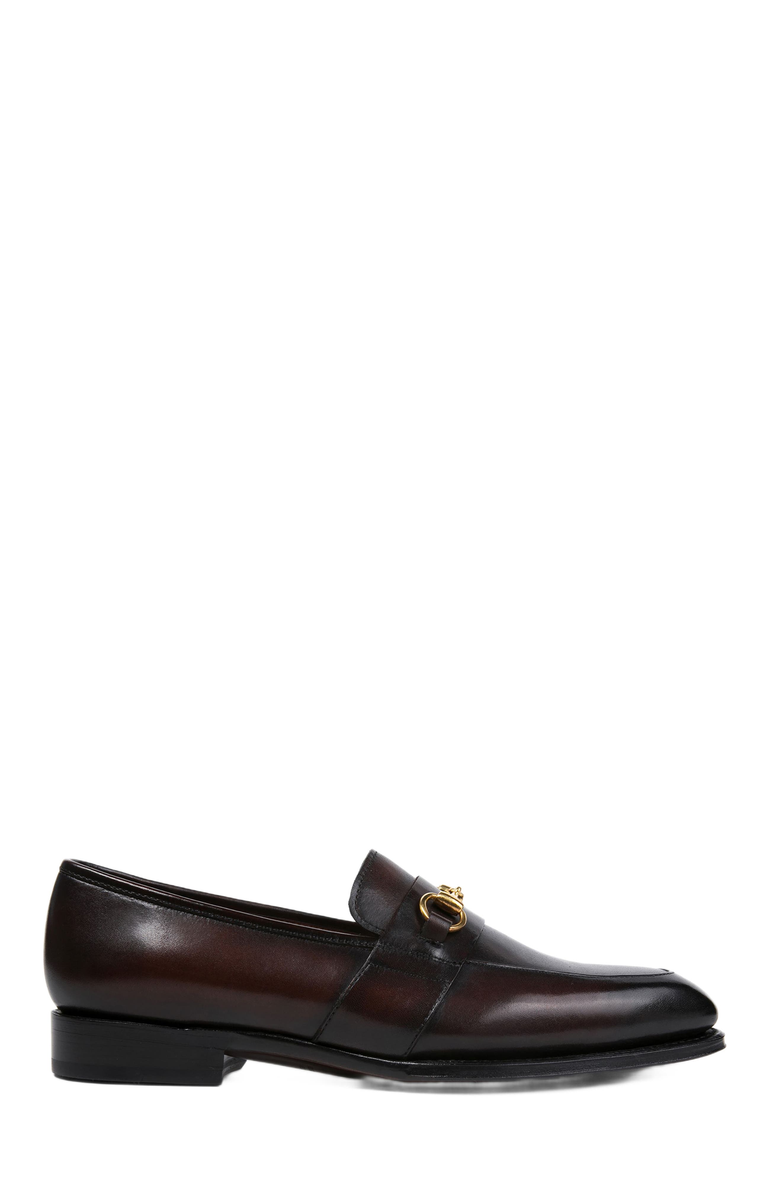 Anthony Veer Verona Bit Loafer, Alternate, color, Antique Dark Brown