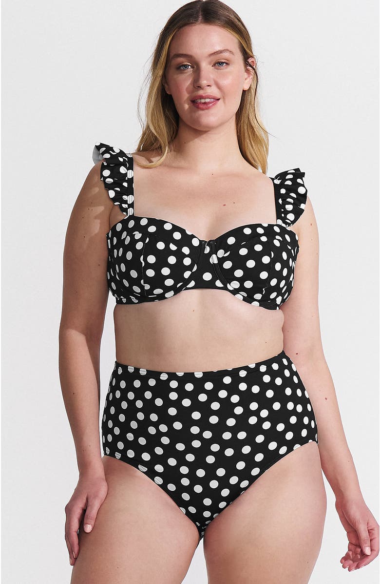 Lands' End Balconnette Underwire Bikini Top, Main, color, 