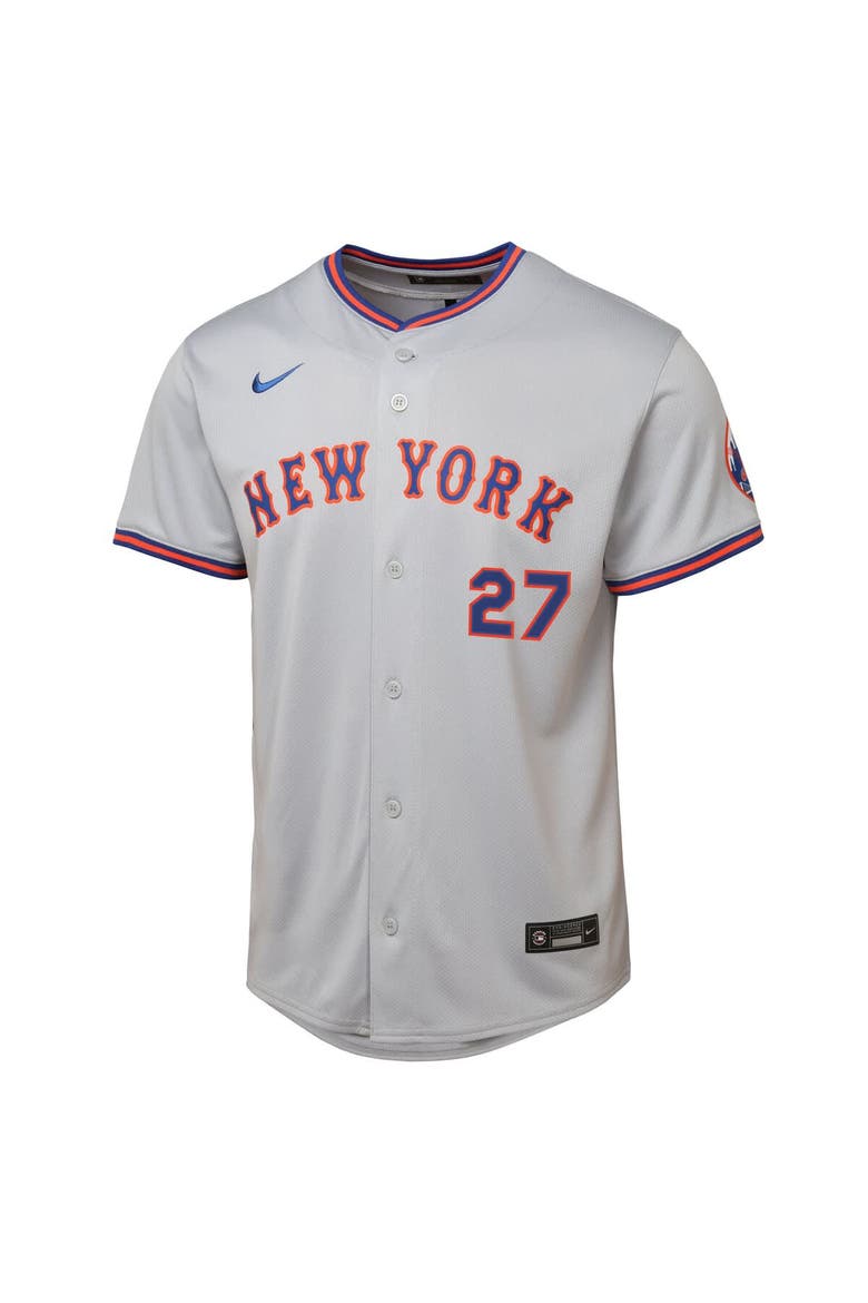 Youth Nike Mark Vientos Gray New York Mets Road Limited Jersey, Alternate, color, Gray