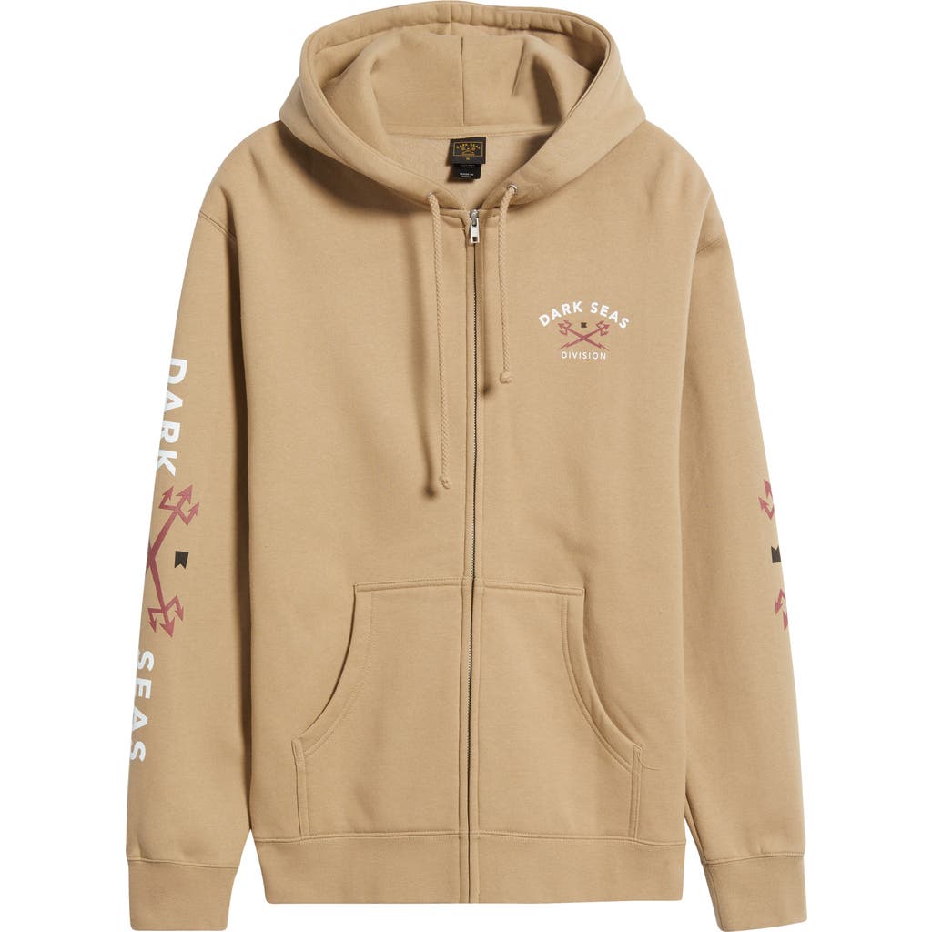 Dark Seas Headmaster Iii Zip Fleece Hoodie