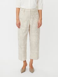 Masai Copenhagen Mapaelith Embroidered Cropped Trousers