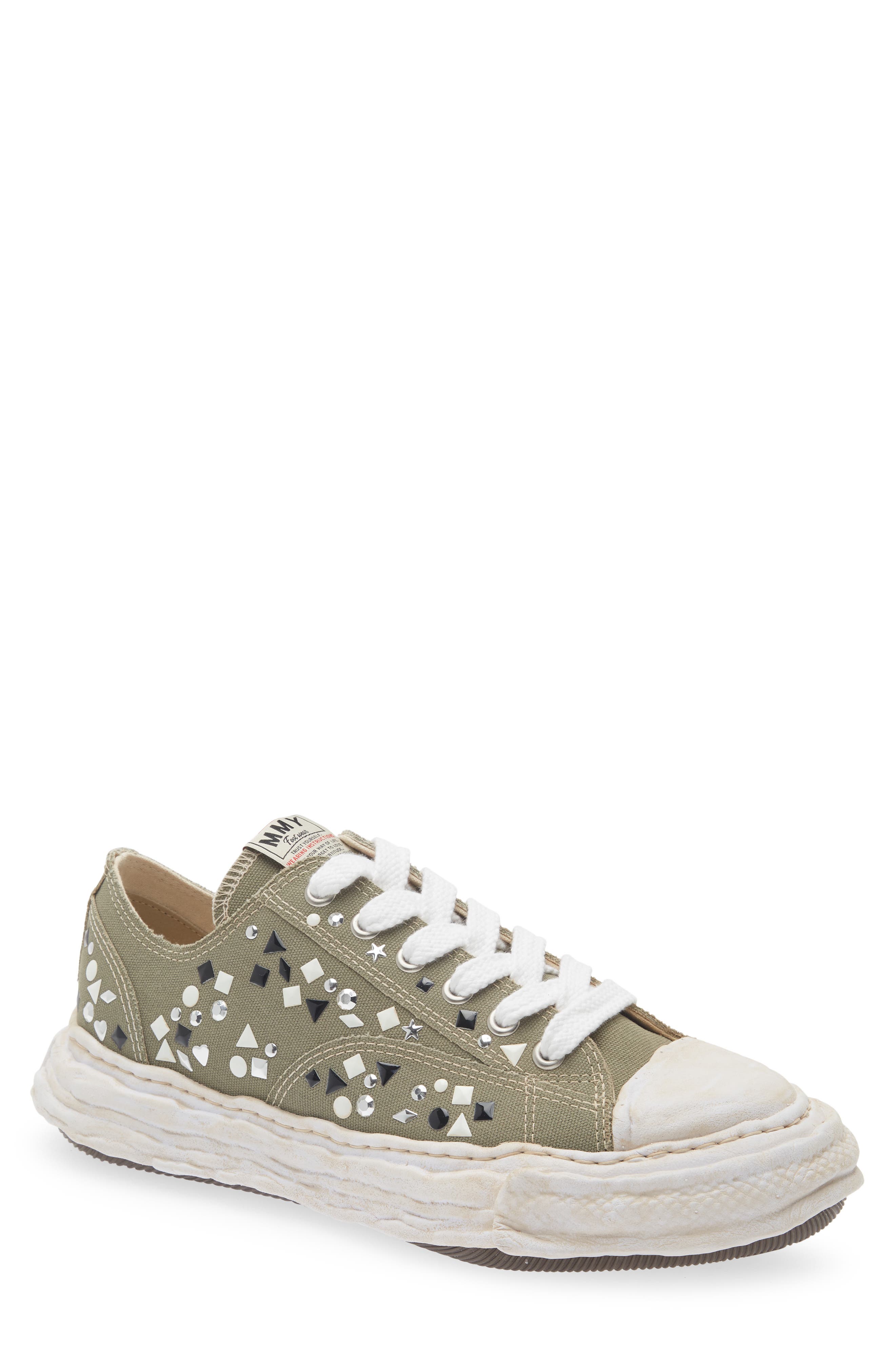 Maison MIHARA YASUHIRO Peterson Stud Sneaker, Main, color, Green