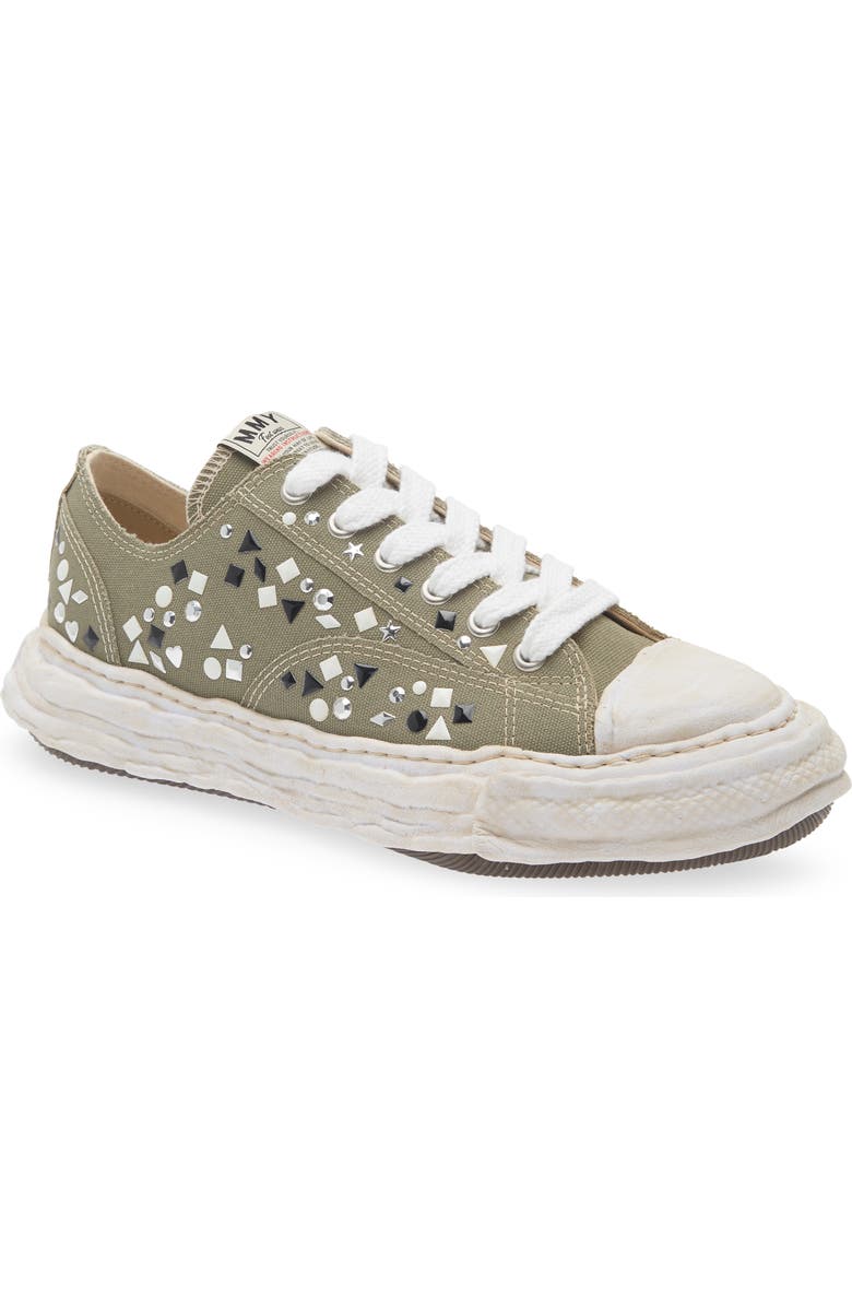 Maison MIHARA YASUHIRO Peterson Stud Sneaker, Main, color, Green