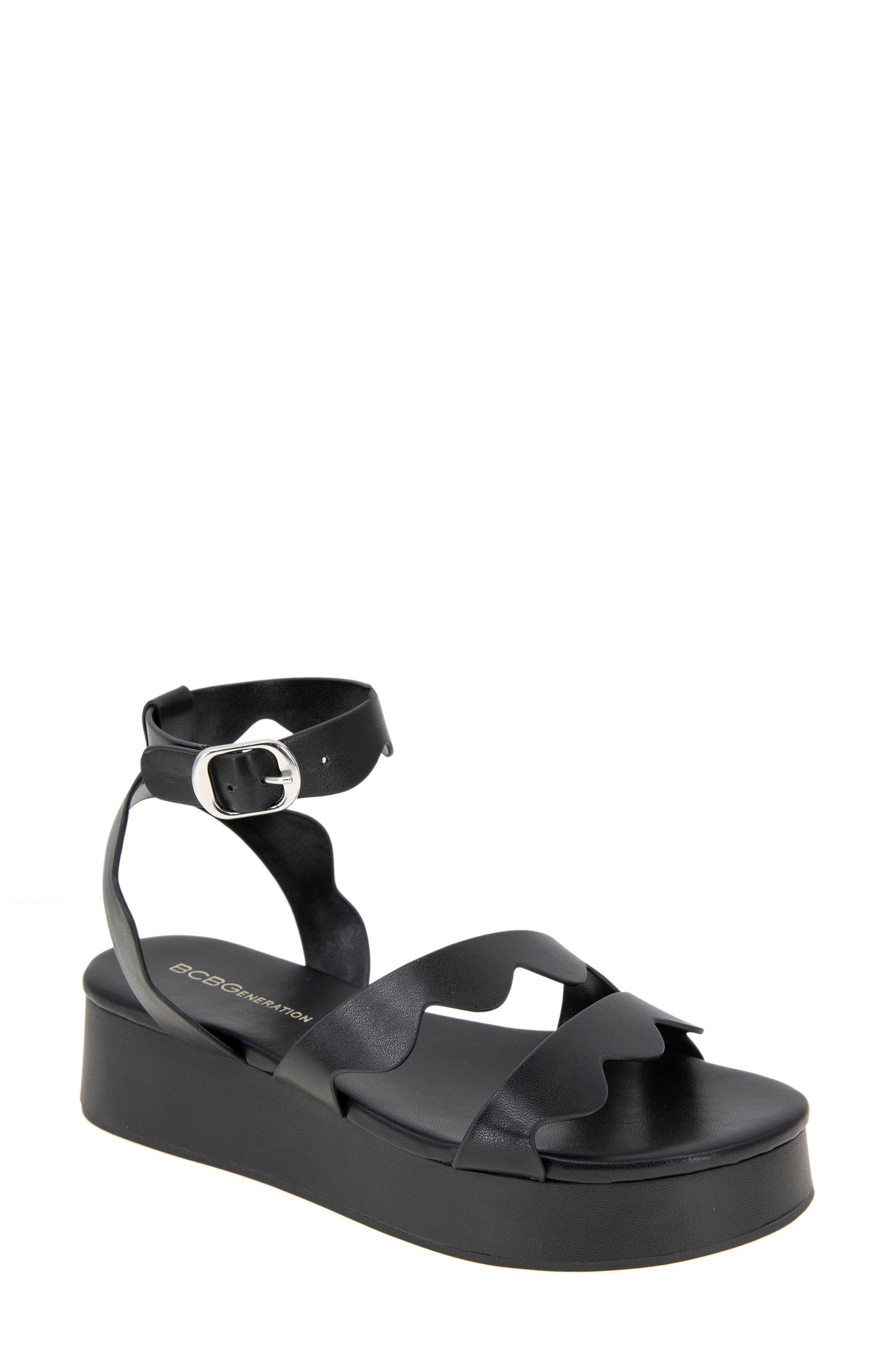 BCBGeneration Faye Strappy Platform Sandal, Main, color, 