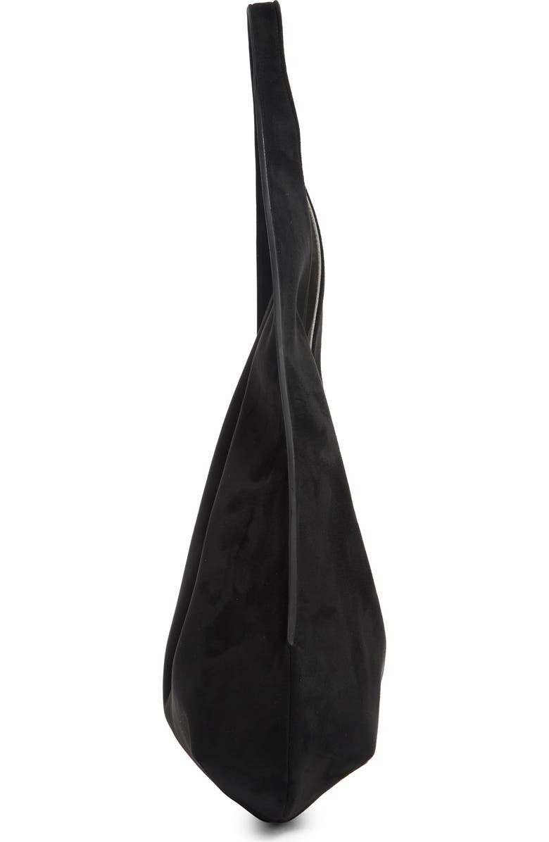 JW PEI Dara Faux Suede Hobo Bag, Alternate, color, Black