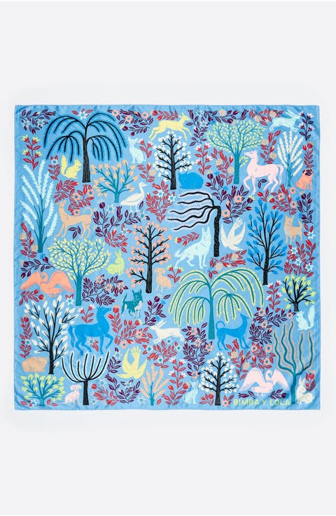 Animals Vegetation Scarf