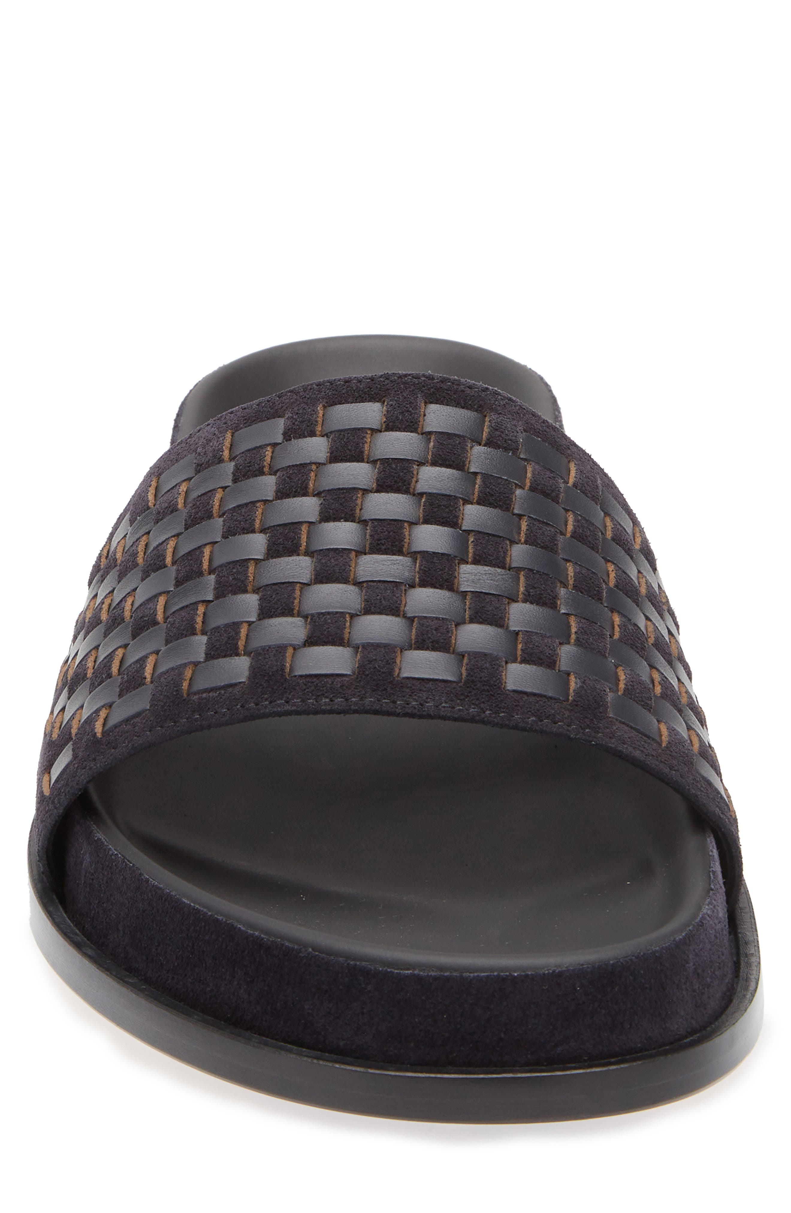 BOSS Woven Slide Sandal, Alternate, color, 