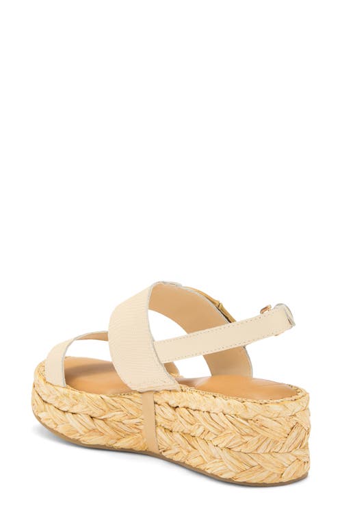 Dolce Vita Chera Platform Slingback Sandal In Bone