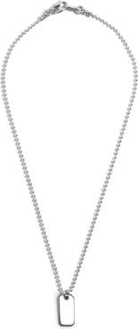 Jonas Studio Men's Dog Tag Pendant Necklace